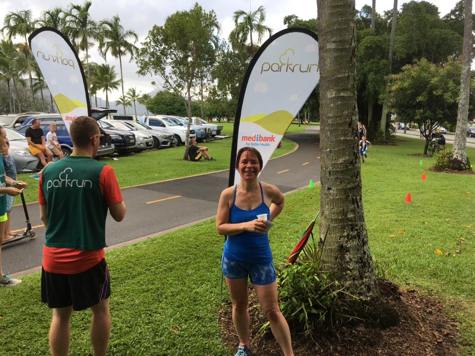 Christiane Bunte at the Cairns Parkrun