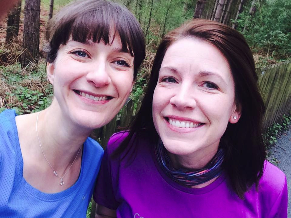 Lee-Ann Galway and Jo Askey and Delamere Parkrun