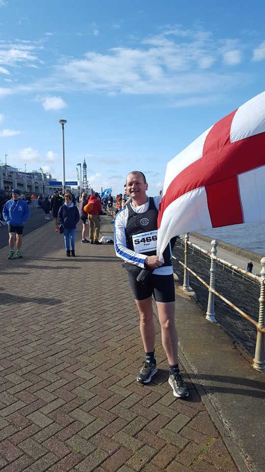 Paul Nicholls at Blackpool Marathon