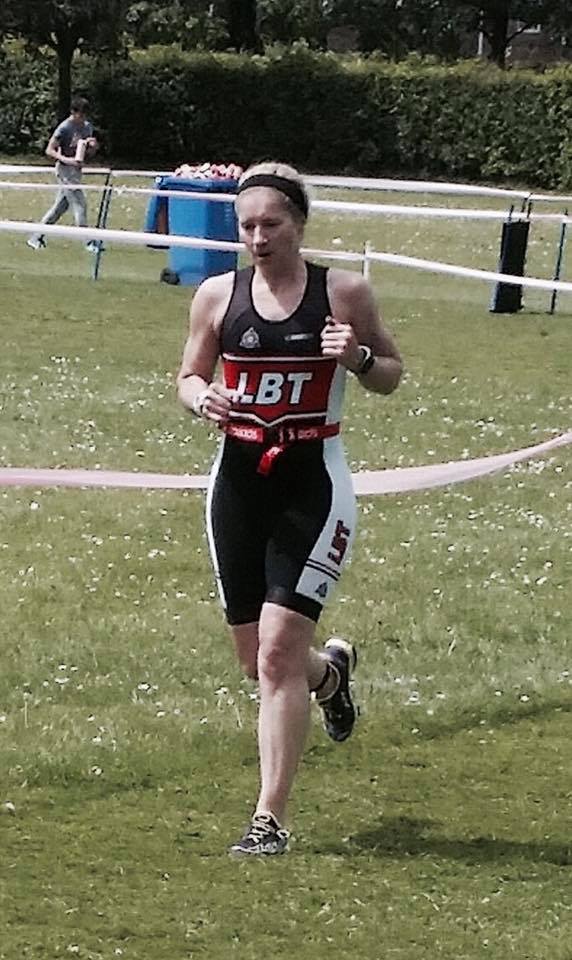 Gaynor Beckett at Nantwich Triathlon
