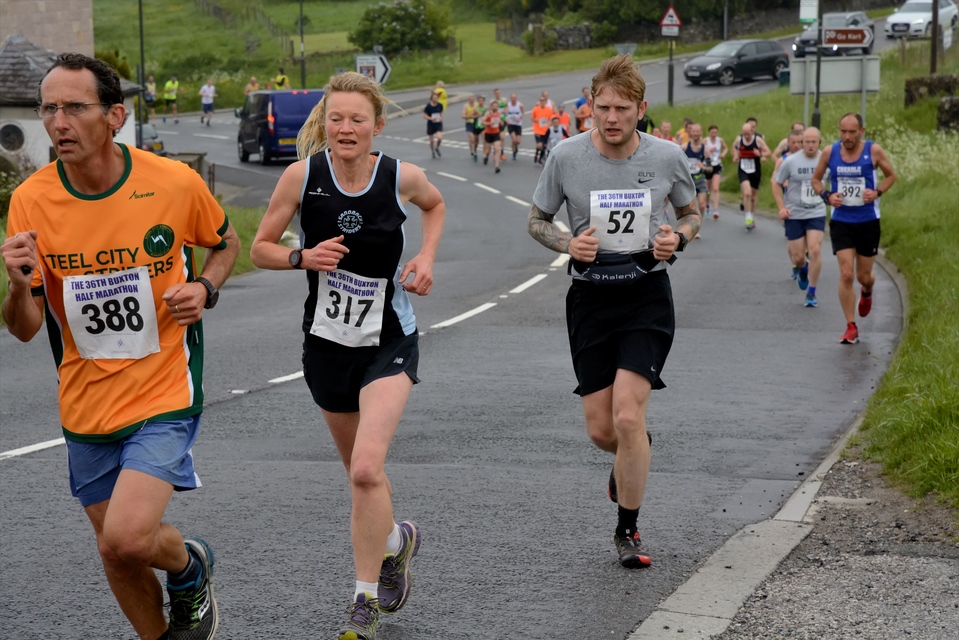 Heather Carter at the Buxton Half Marahon