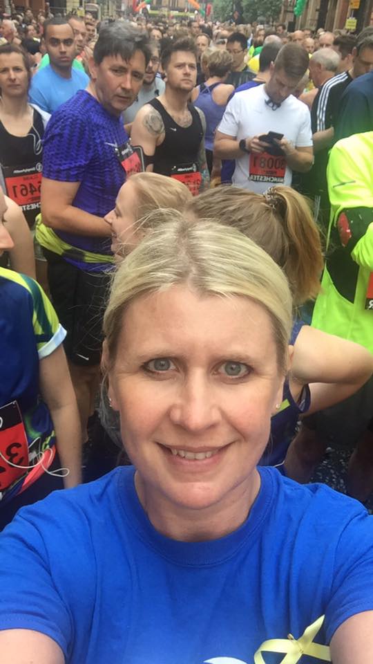 Louise Lewis at the Manchester Half