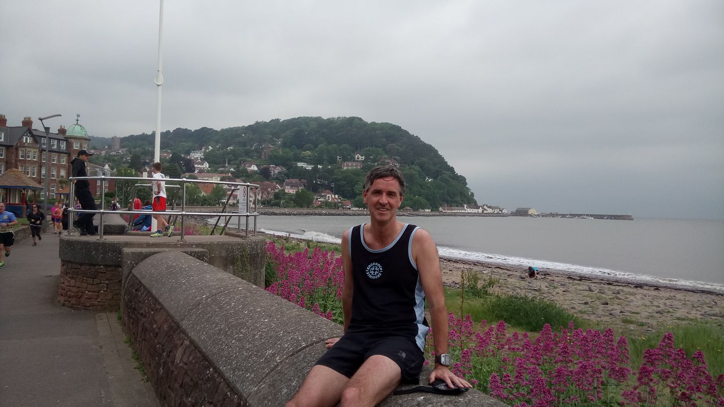 Martin Coleman at the Minehead parkrun