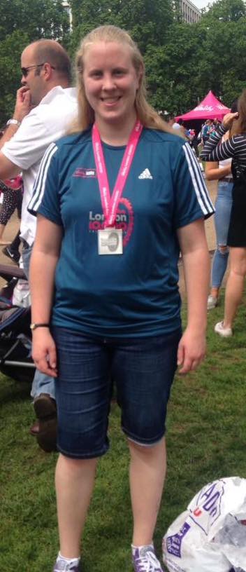 Racel Mason at the London Vitality 10000