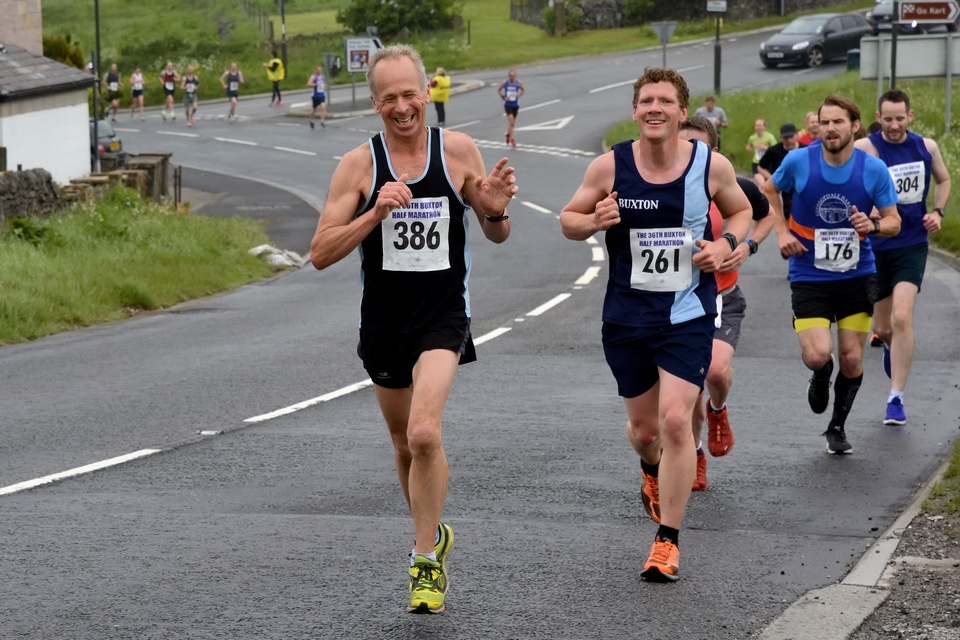 Tony Taylor at the Buxton Half Marahon