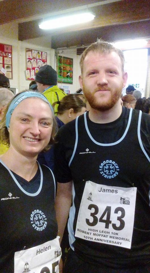 Helen Childs and James Halling  at High Legh 10k