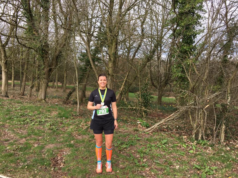 Lynsey Astles at Iron Bridge Half marathon